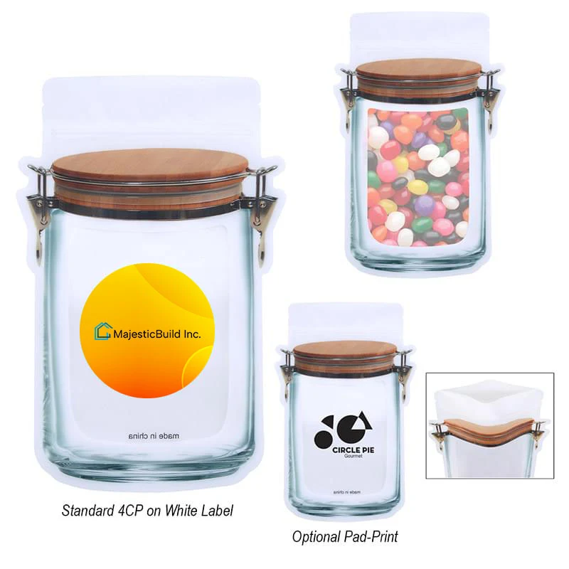 5.5 Oz. Reusable Storage Bag - Cashews 1