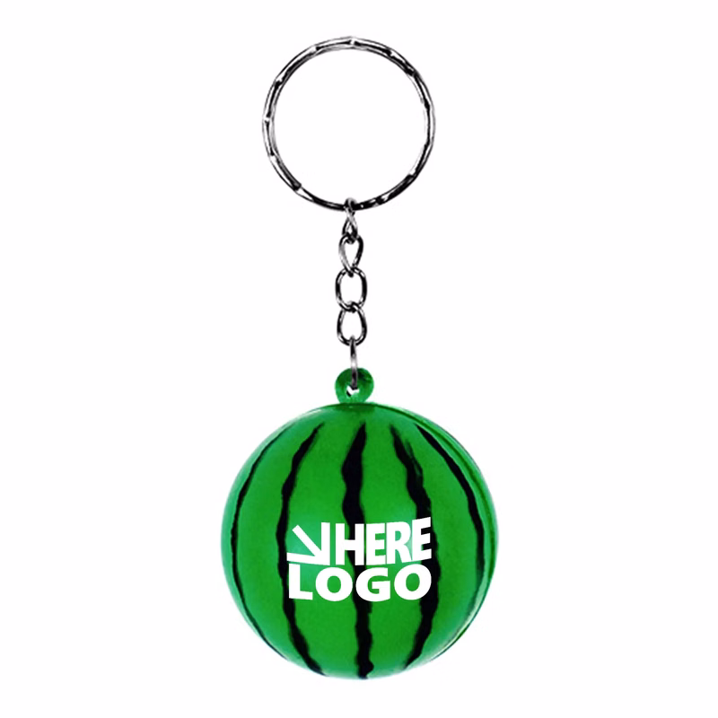 MOQ 20 Watermelon Stress Relieve Toy Keychain