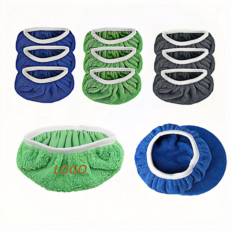 Reusable Coral Fleece Mop Pads