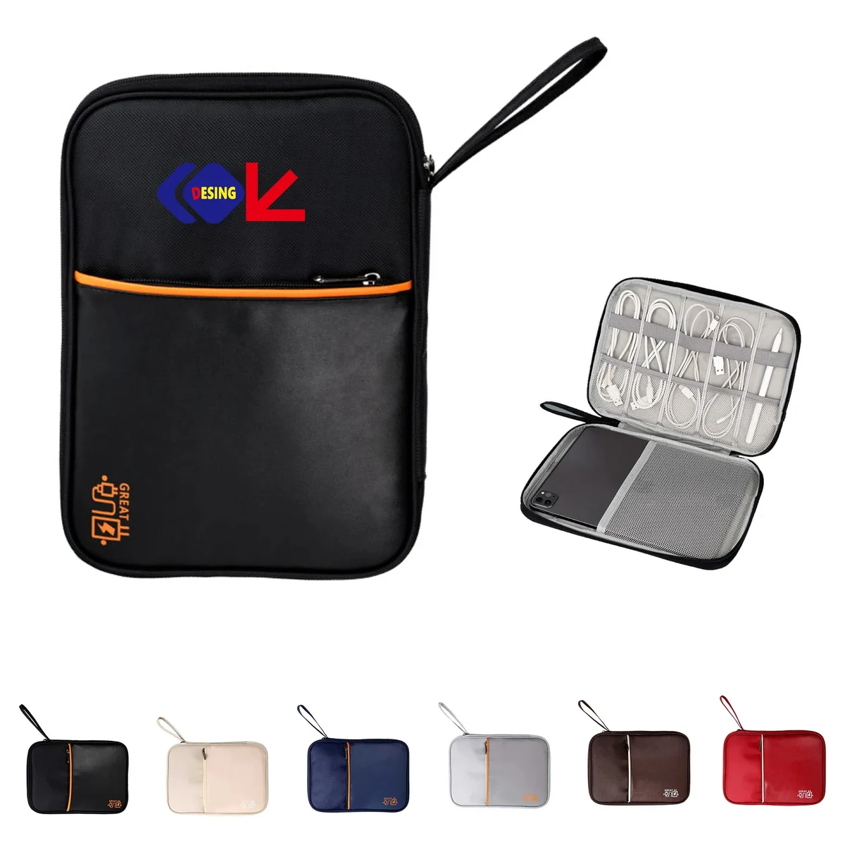Travel Portable Cable Organizer Case 1