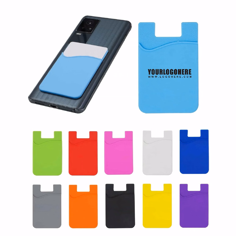 High Quality Silicone Phone Wallet MOQ 50PCS