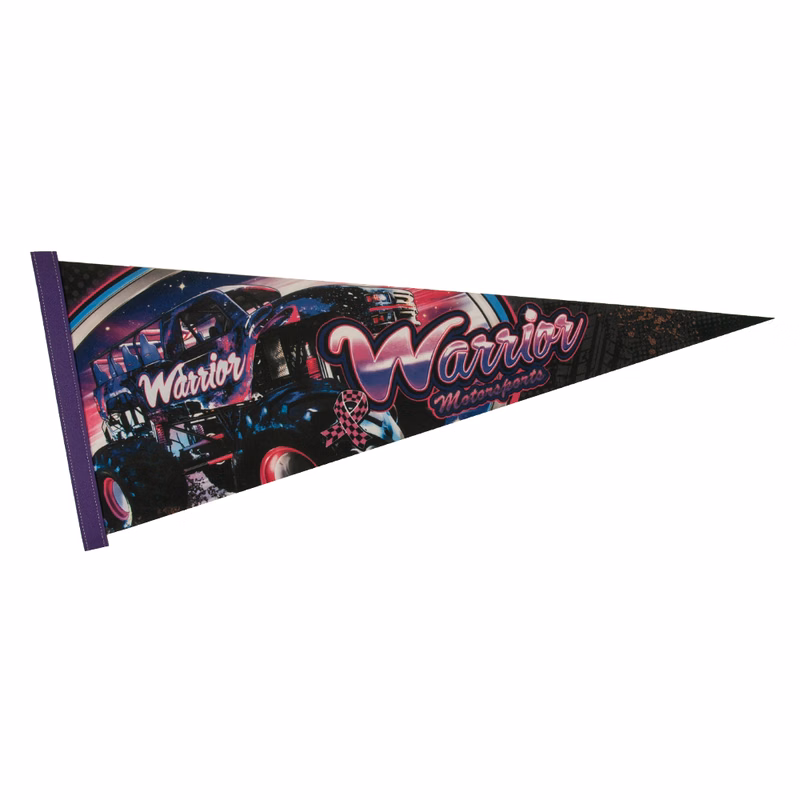 12" x 30" Full Color Felt Pennant
