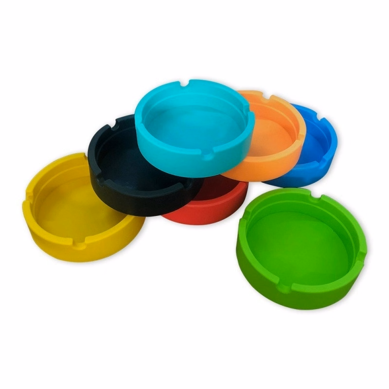 Custom Logo Round Silicone Ashtray