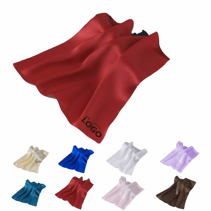 Solid Color Silk Scarf