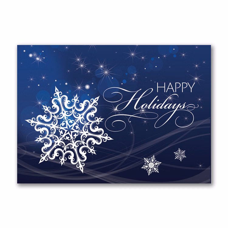 Snowflake Twilight Card