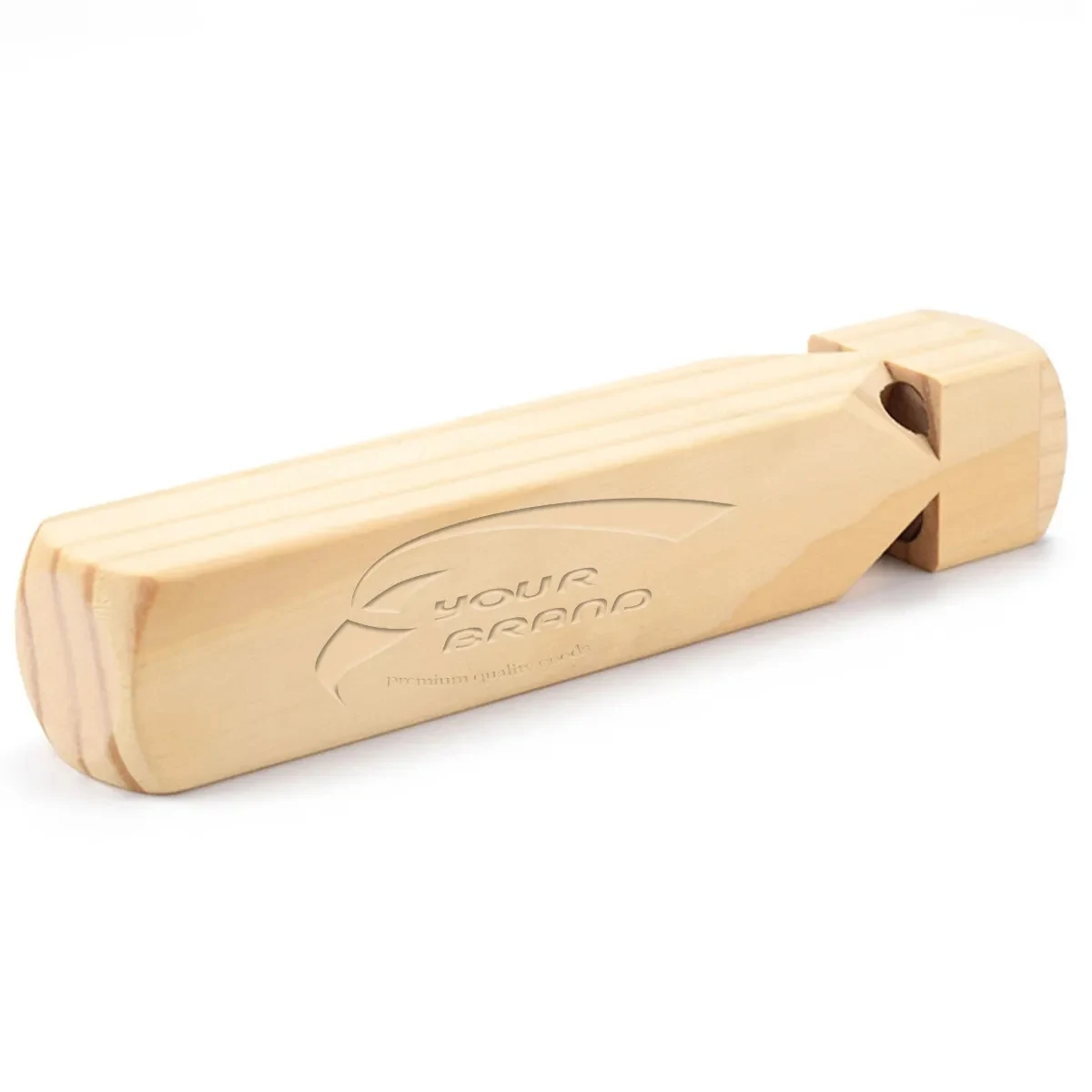 Party Cheering Prop Educational Wood Train Whistle 1