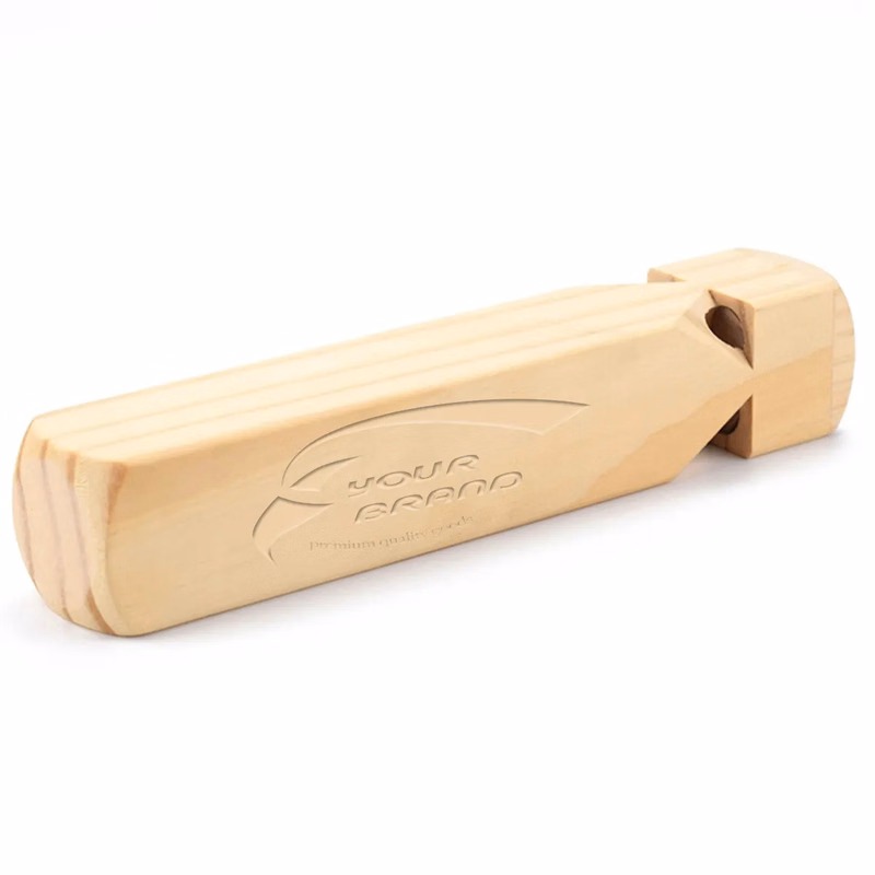 Party Cheering Prop Educational Wood Train Whistle