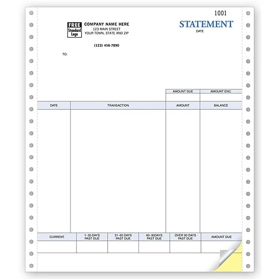 Statements, Continuous, Classic 1