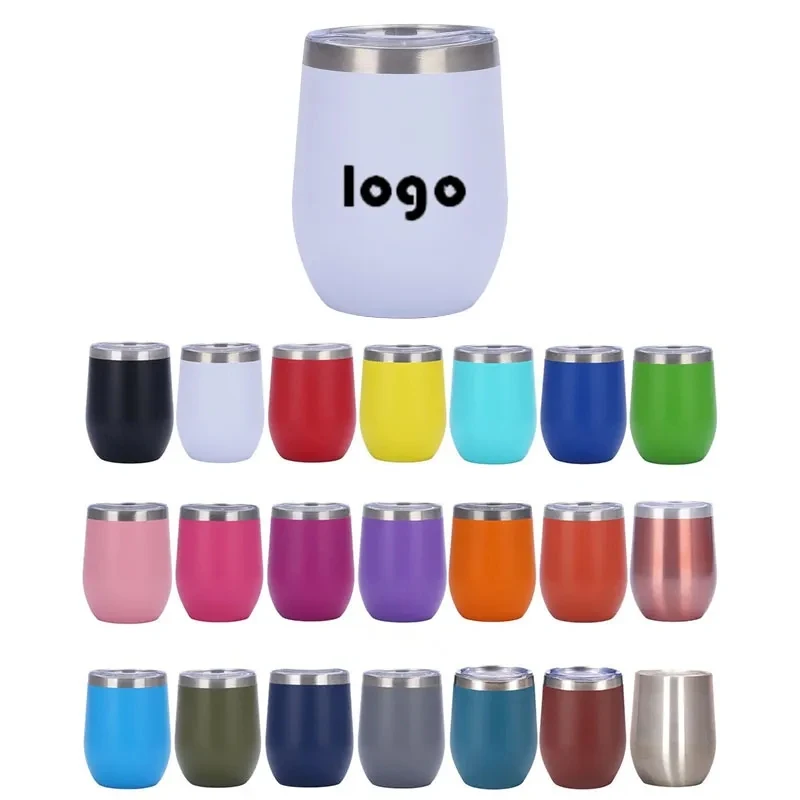 12oz Eggshell Shape Stainless Steel Insulated Mug 1