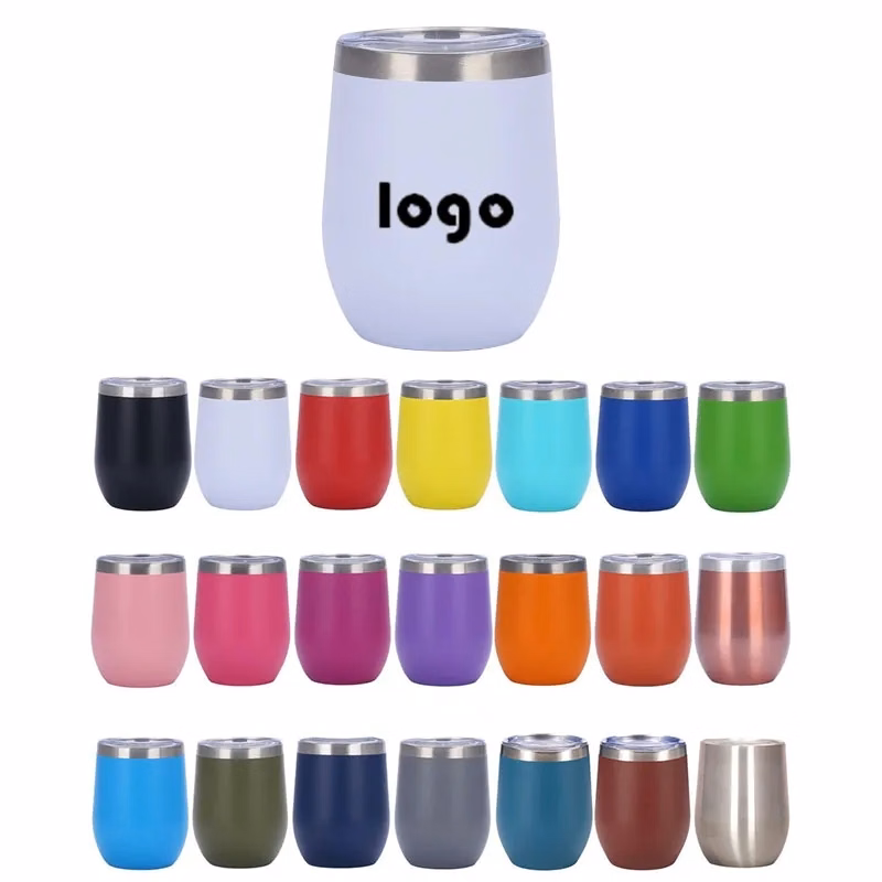 12oz Eggshell Shape Stainless Steel Insulated Mug