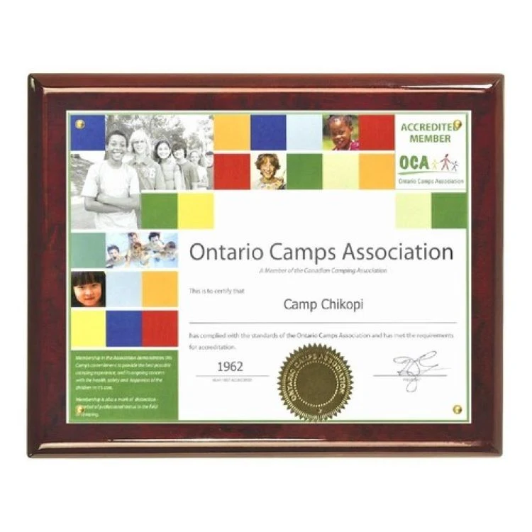 Certificate Presenter Plaque Kit-Rosewood 1