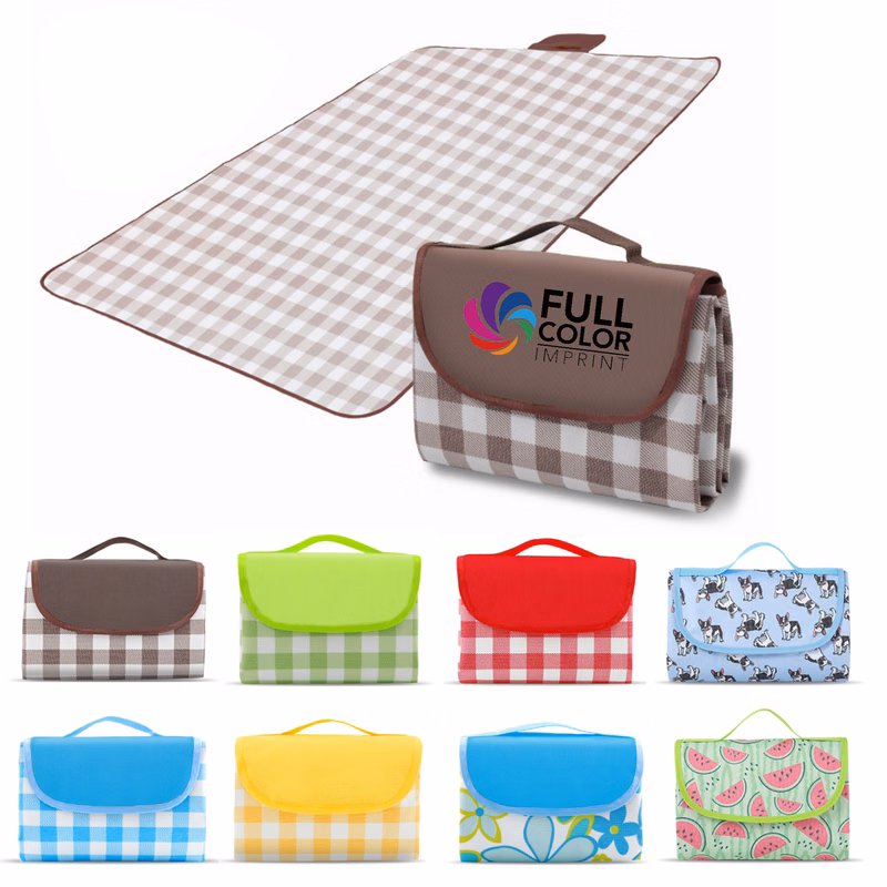 Full Color Oxford Cloth Picnic Mat with Mesh MOQ 50