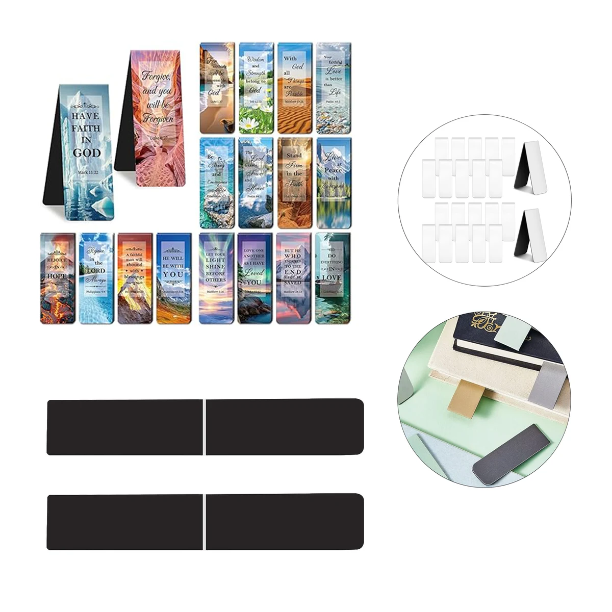 2.36" Full Color Magnetic Bookmark 1