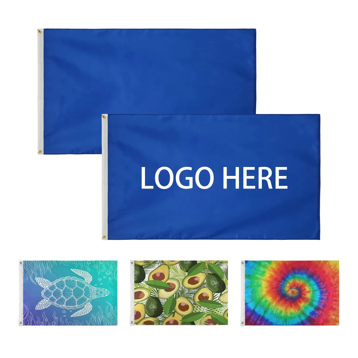 3' x 5' Full Color Single SidedFlags Banner 1