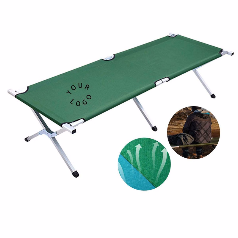 Portable Camping Cot with X Frame Design