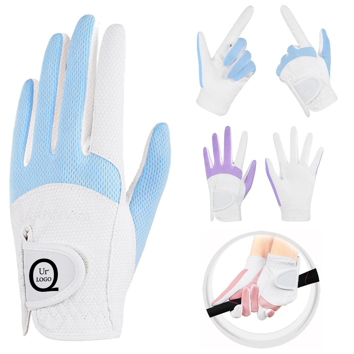 Pu Stretch Junior Golf Gloves 1