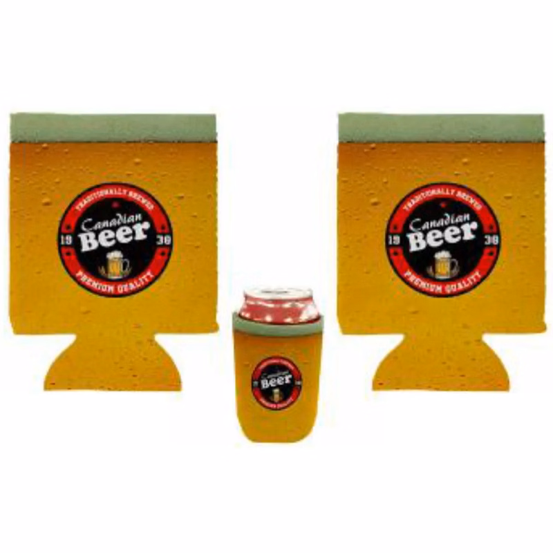 Sublimated Neon Can Cooler