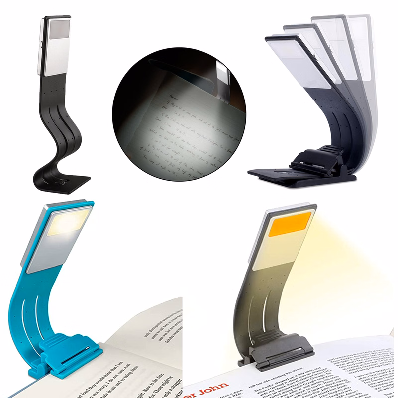 Built-in USB Cable Clip on Reading Lights