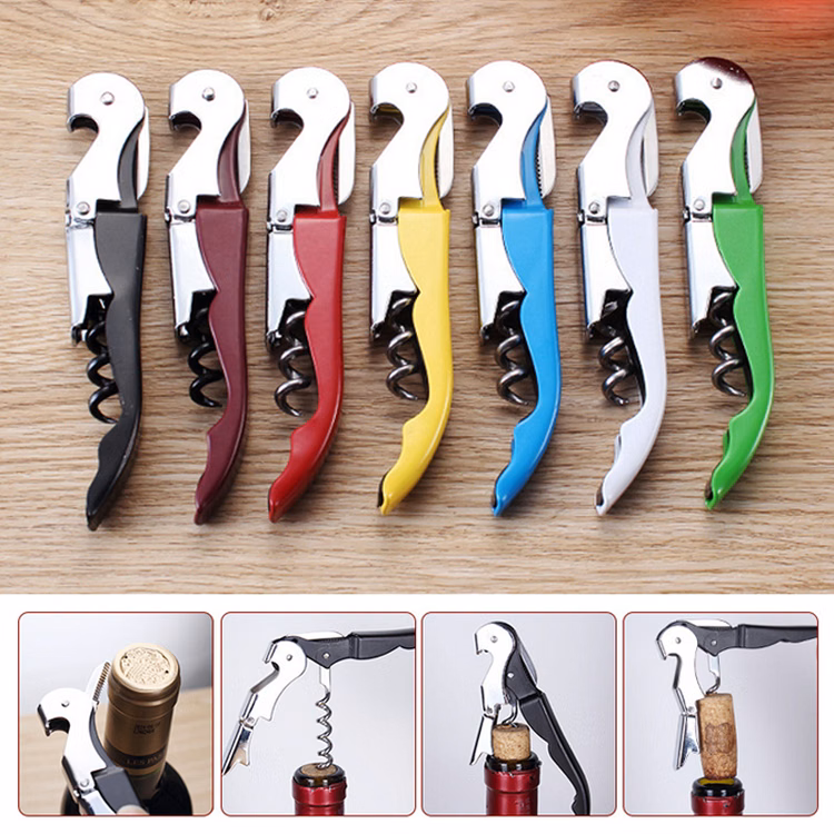 Waiter's corkscrew wine opener