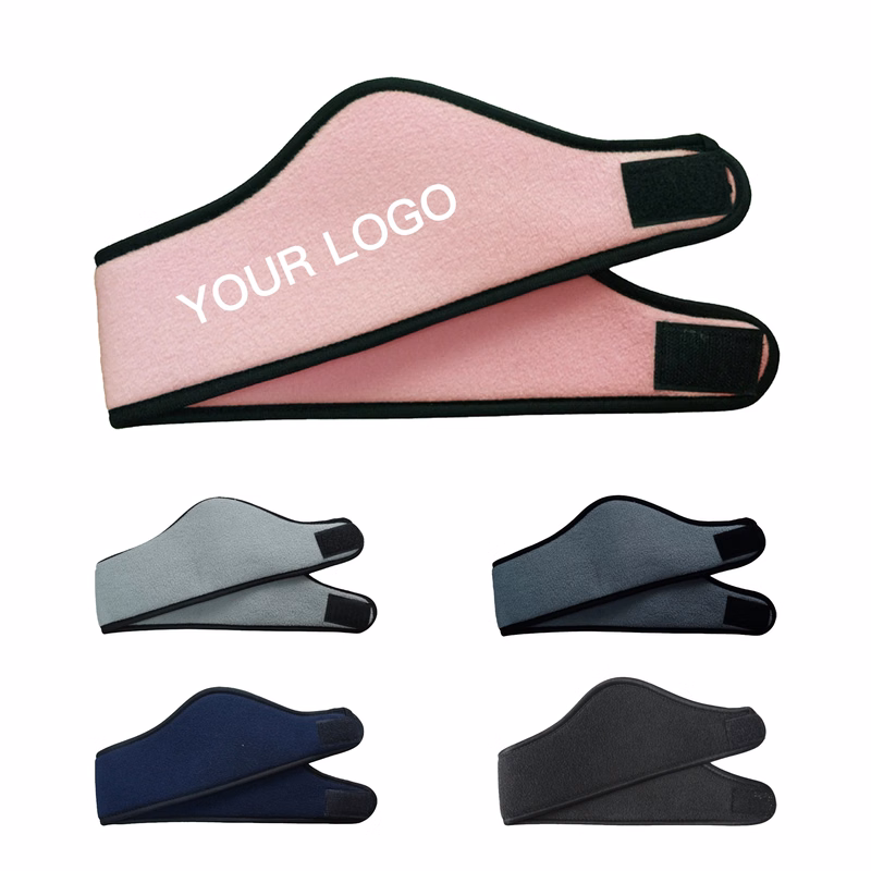 Double Polar Fleece Embroidered Ski Headband