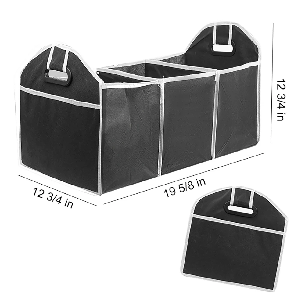 Non Woven Car Foldable Travel Back Seat Trunk Organizer 1