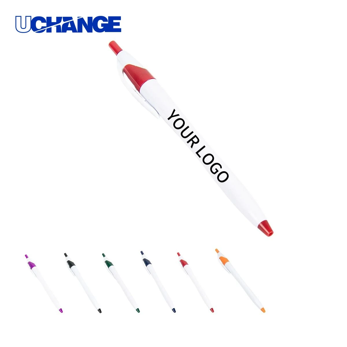 ABS Ballpoint Pen with Rubber Grip, custom pen with logo imprint 1