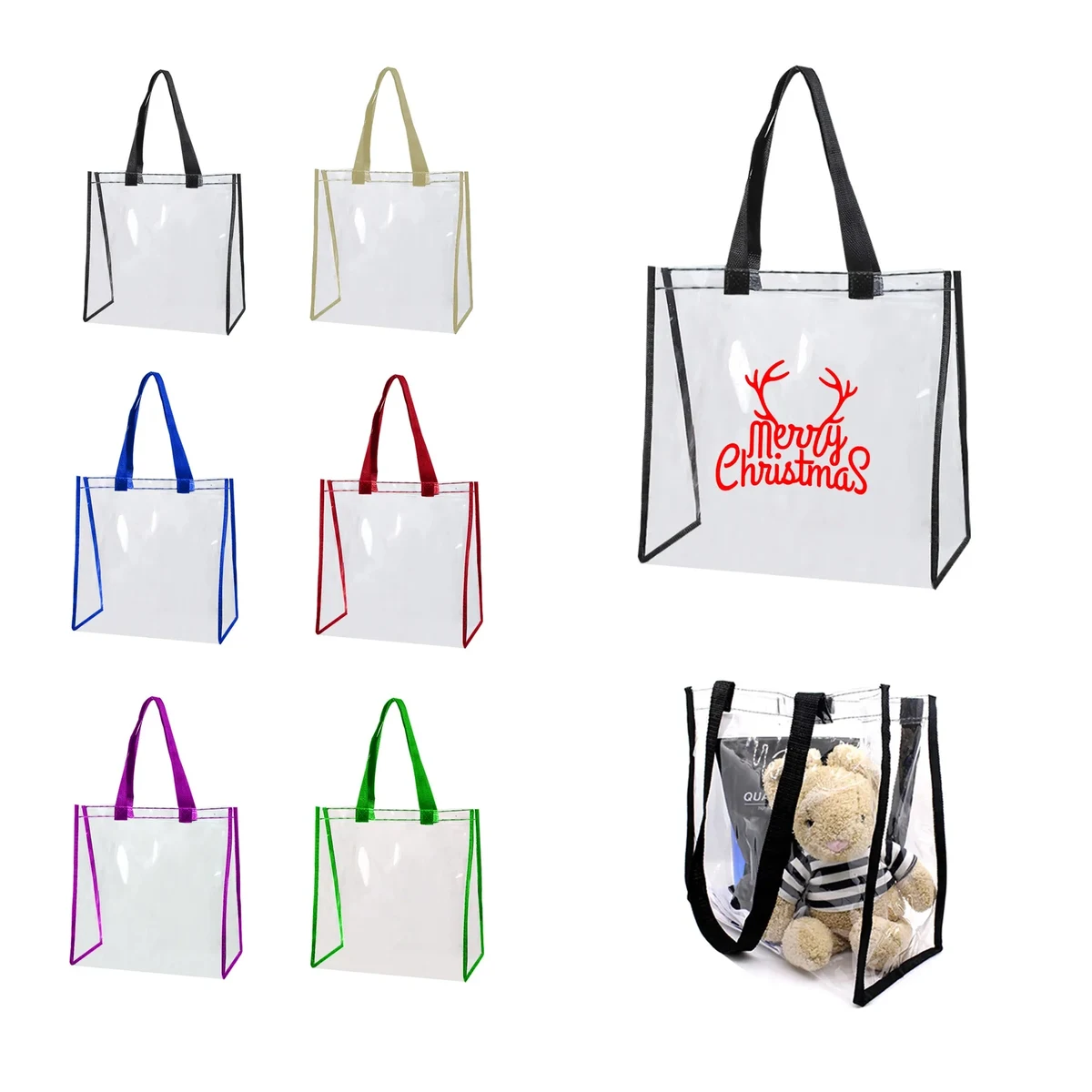 Clear Shopping Tote Bag 1