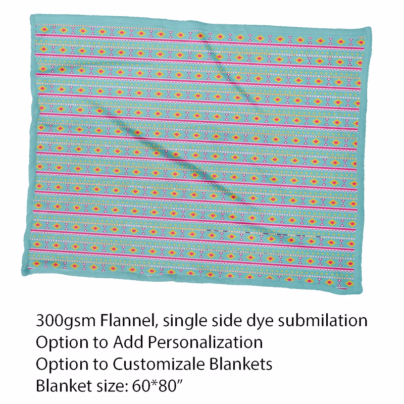 Flannel Dye Sublimation Blanket (60"X 80")