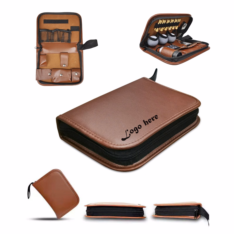 Golf Accessories Set Pu Bag MOQ 25 PCS