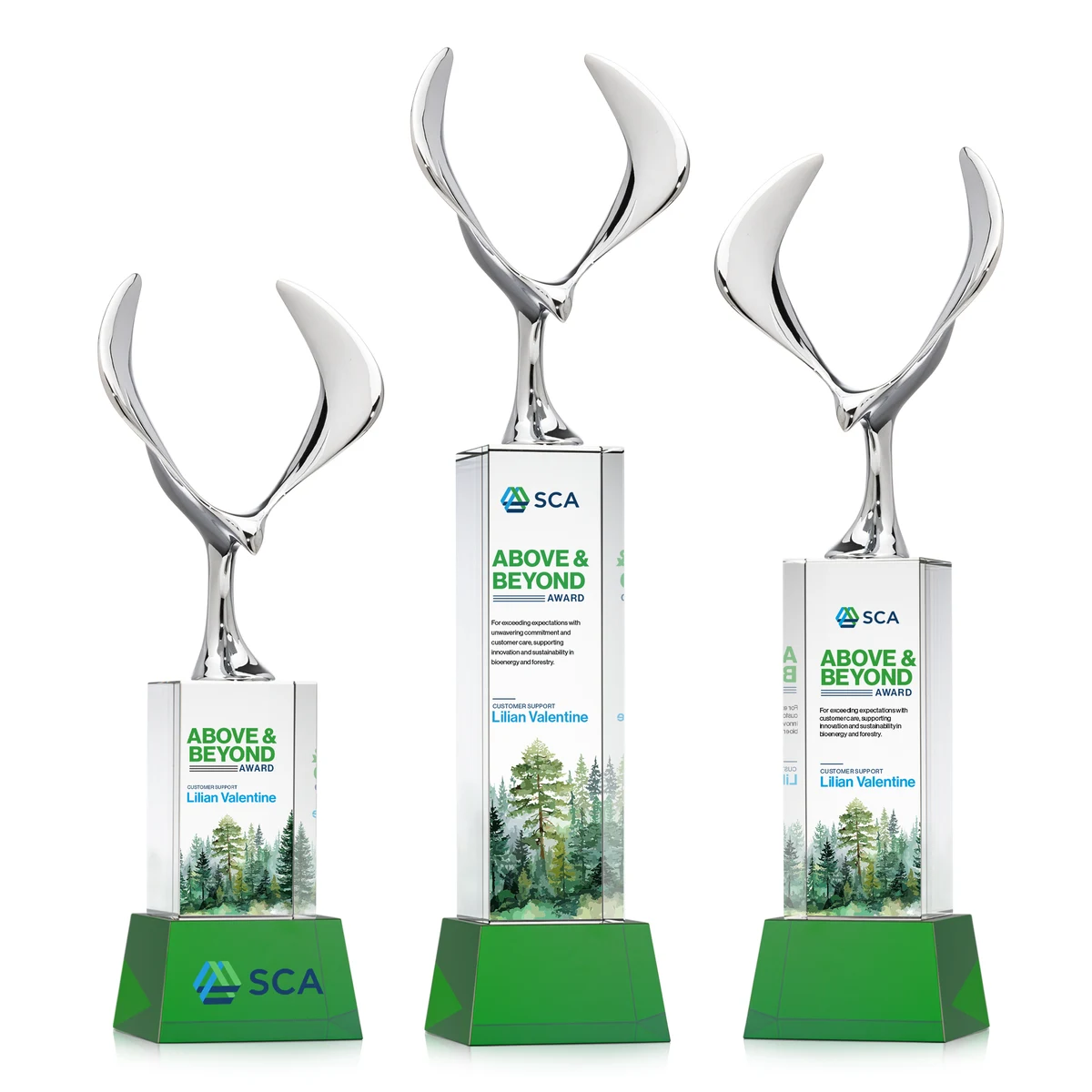 Maverick Eagle VividPrint™ Award on Belcroft Base - Green 1