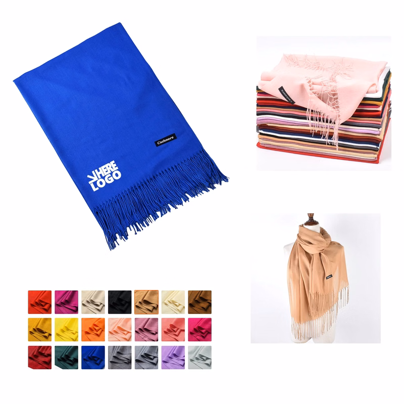 Imitation Cashmere Tassel Scarf