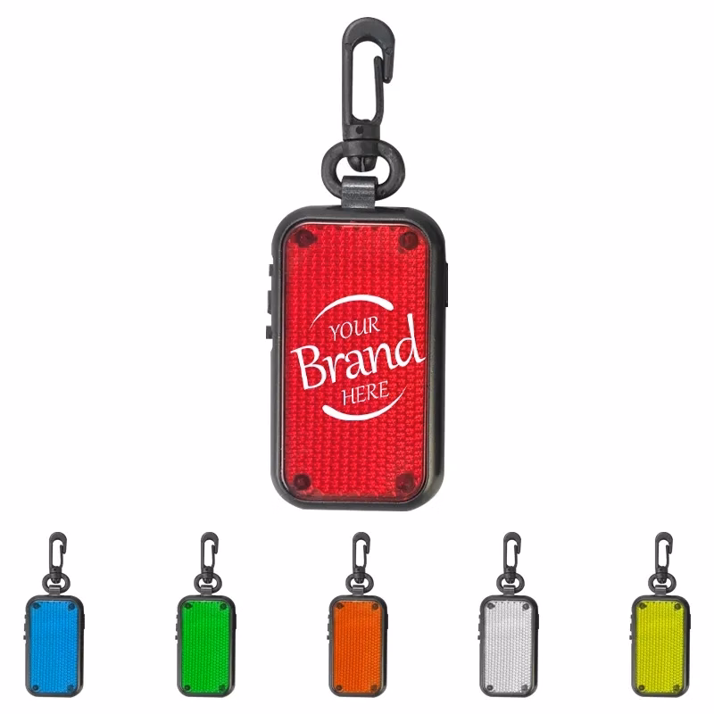 Led Warning Safety Light Keychain