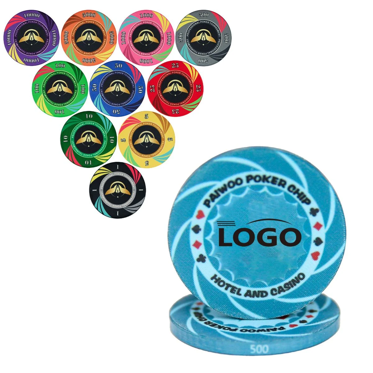 Durable Ceramic Poker Chip 1