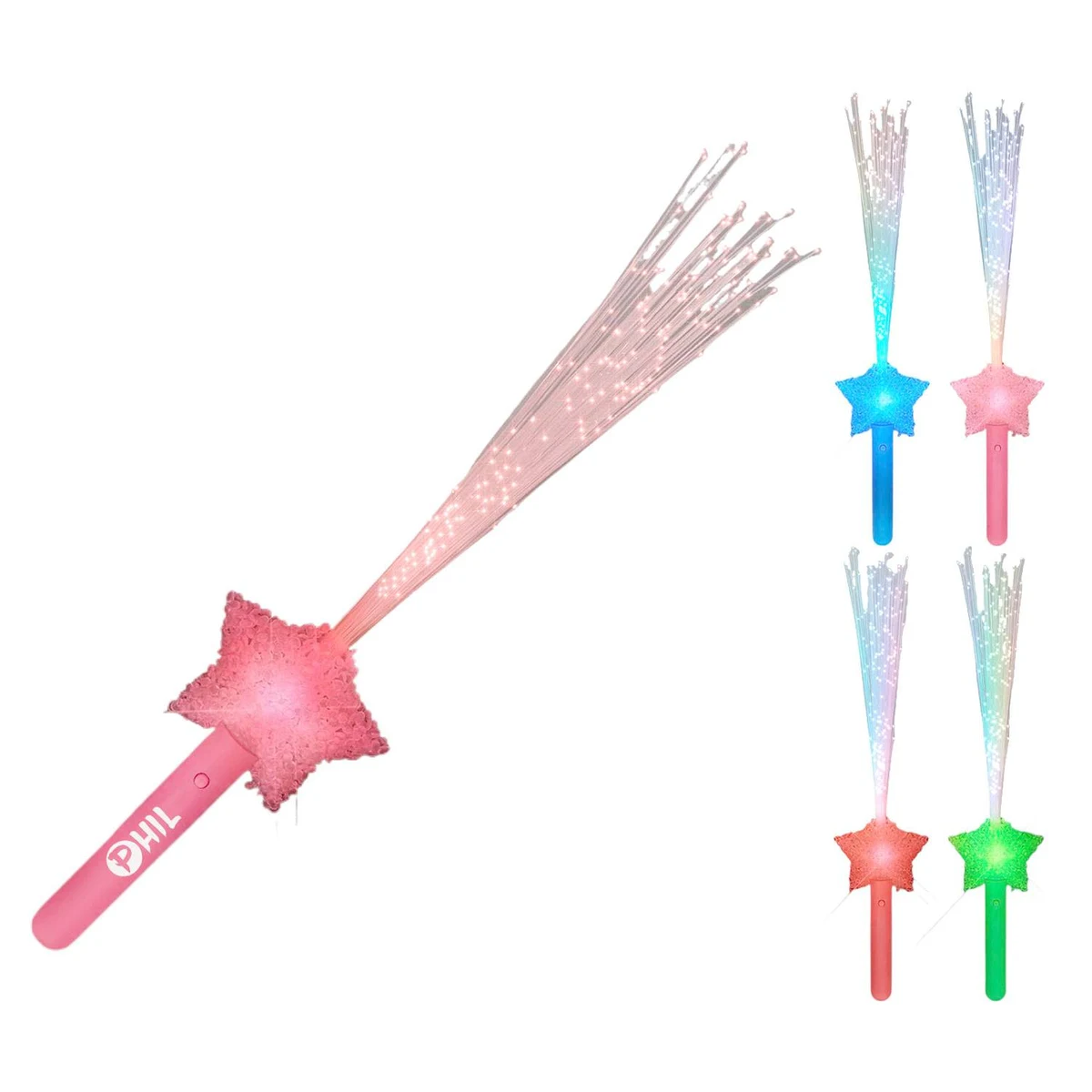 Led Light Up Fibre Wand Toy 1