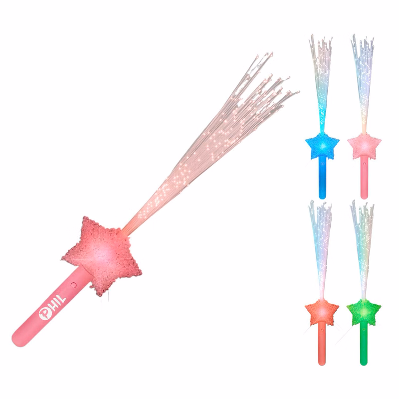 Led Light Up Fibre Wand Toy