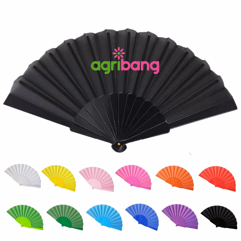 Handheld Folding Fan 9" - OCEAN