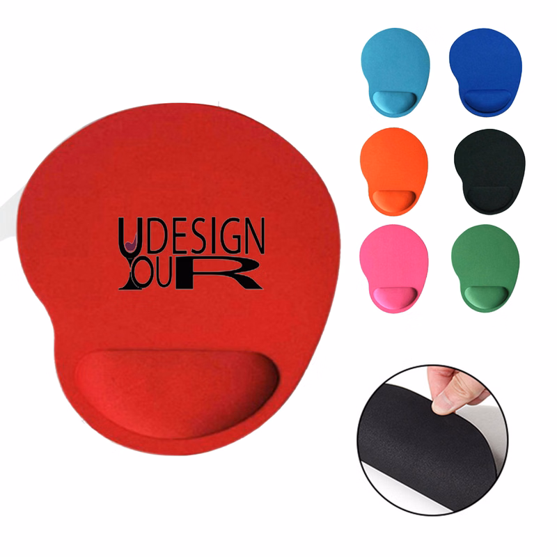 MOQ 50PCS EVA Ergonomic Wrist Rest Mouse Pad