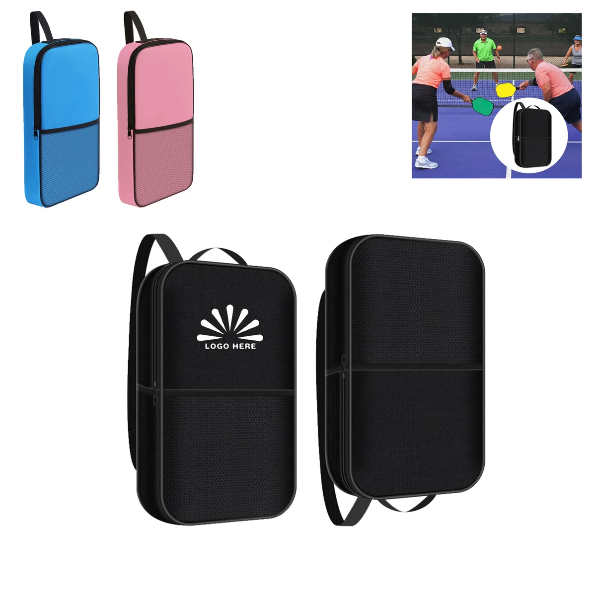 Pickleball Paddles Bag With Your Brand 1