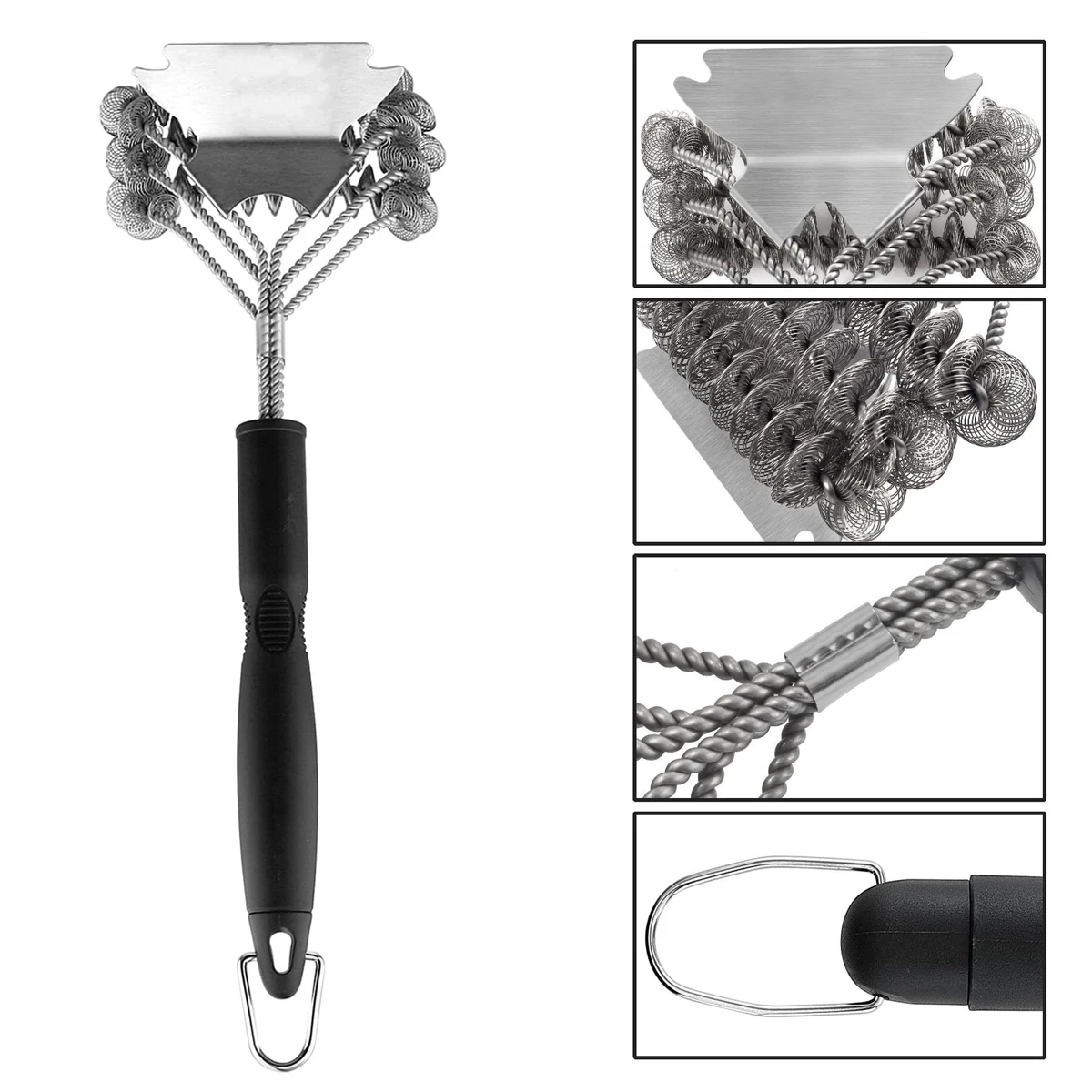 Outdoor BBQ Grill Brush Scraper 1