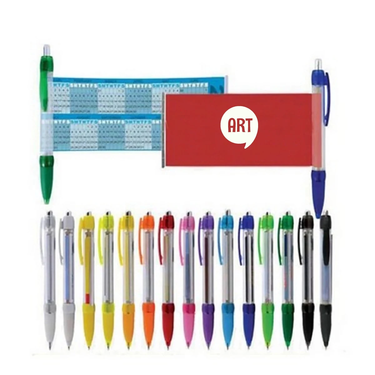 Rubber Grip Banner Pen 1