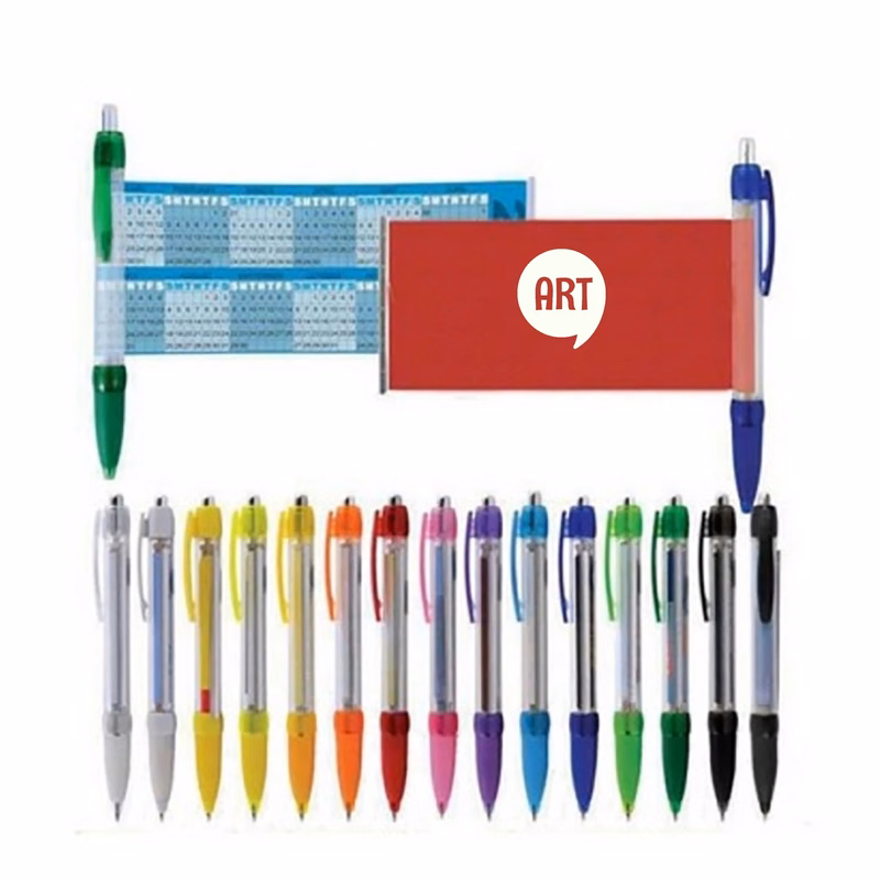 Rubber Grip Banner Pen