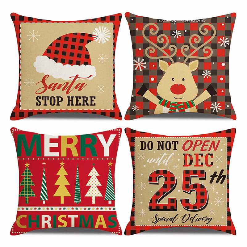 Xmas Christmas Pillow Covers 18X18
