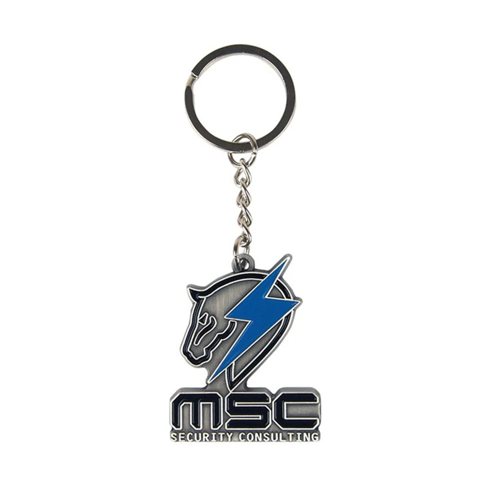 Soft Enamel Brass Key Chains (Simports) 1