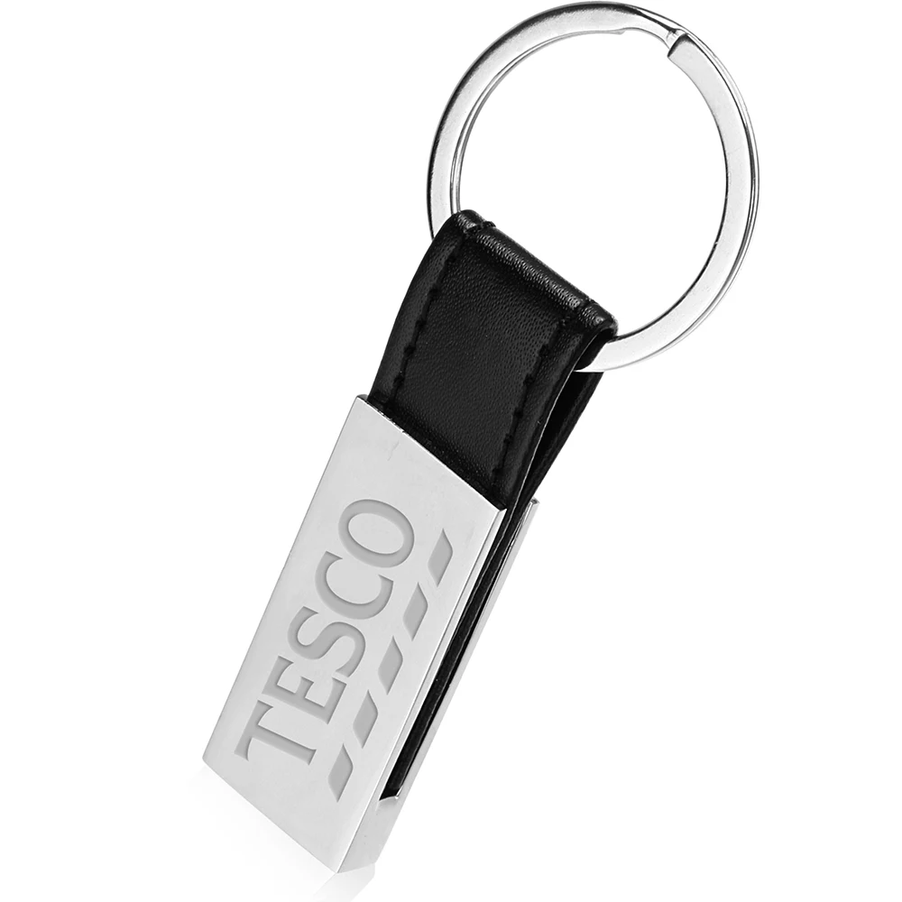 Leather Metal Keychain 1