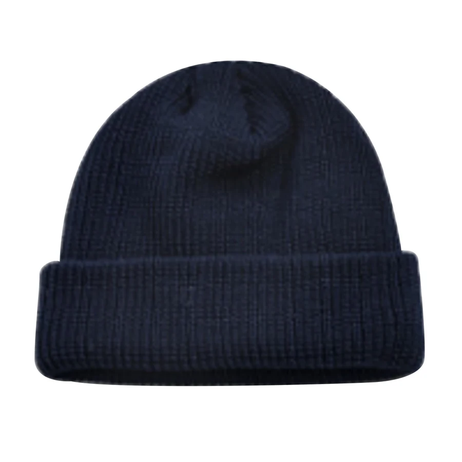 Premium Stock Ribbed Cuffed Short Length Beanie - Acrylic 1