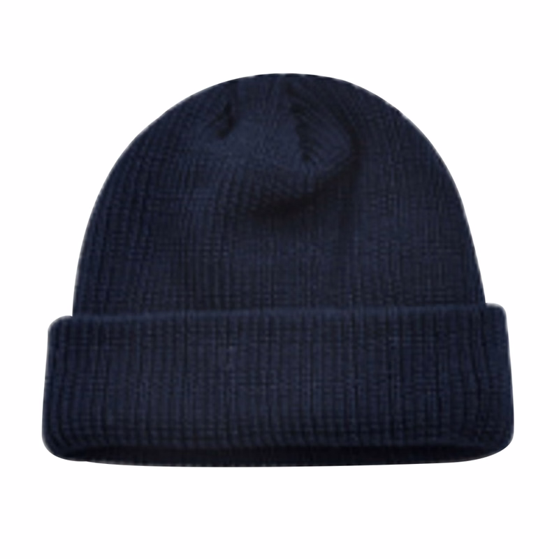 Premium Stock Ribbed Cuffed Short Length Beanie - Acrylic
