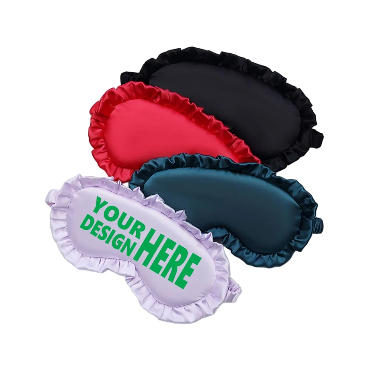 Embroidered Soft Faux Silk Night Shade 1