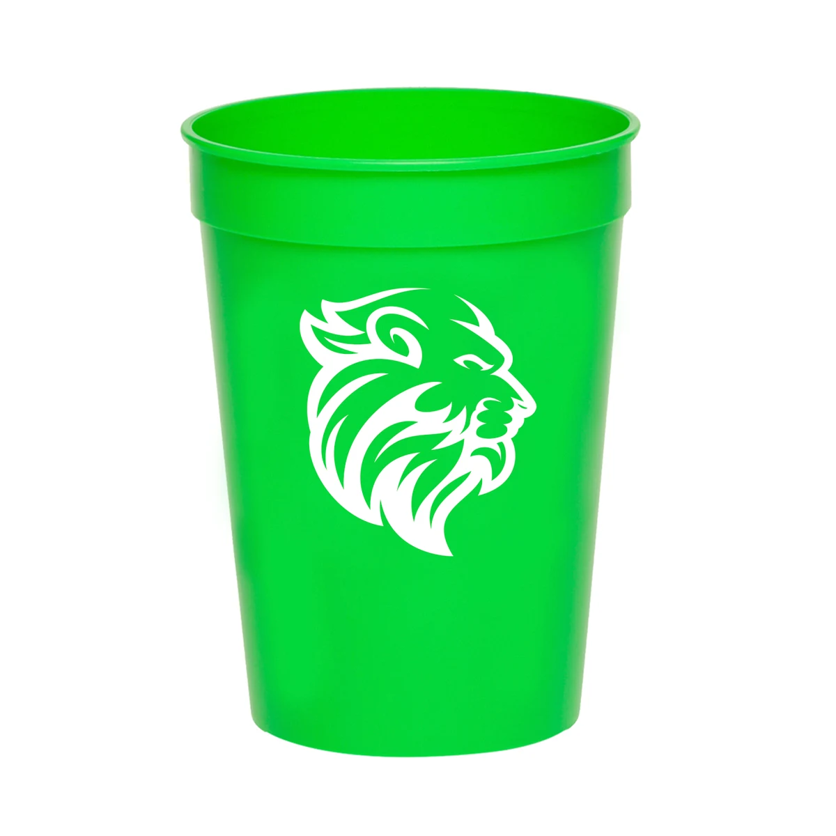 12 oz. Top Fan Plastic Stadium Cup (1 Color Imprint) 1