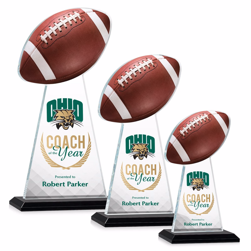 Edenwood Football VividPrint™ Award - Black
