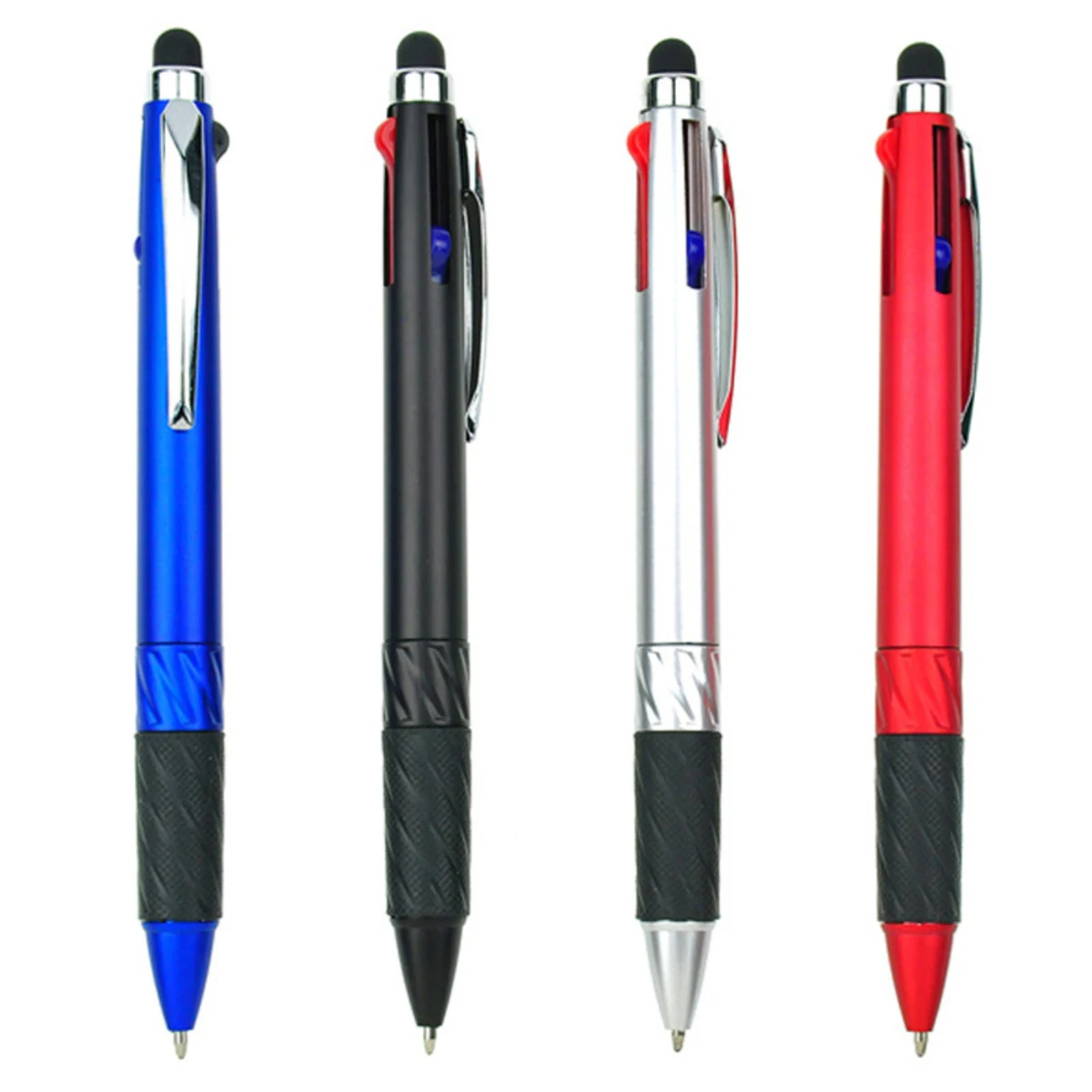2 In 1 Capacitive Stylus & Three-color Ballpoint Pen 1